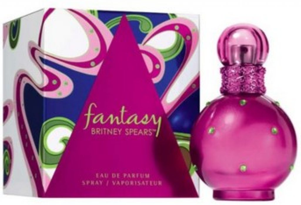 Britney Spears Fantasy, cupcake cu litchi în flaconul roz