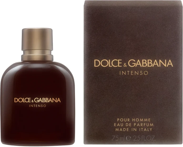 Cutia și flaconul Dolce & Gabbana Pour Homme Intenso